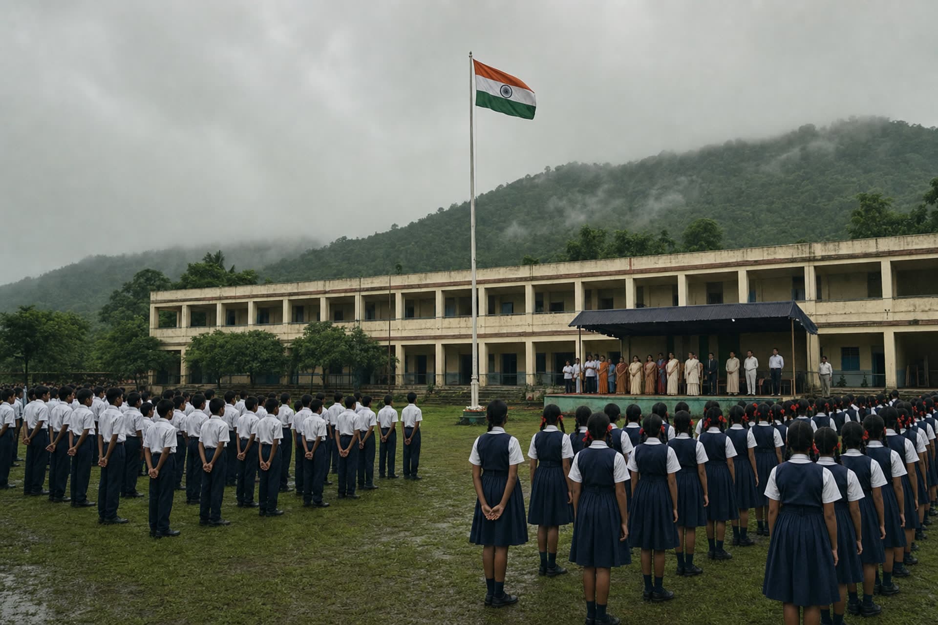 Independence Day Flag Hoisting