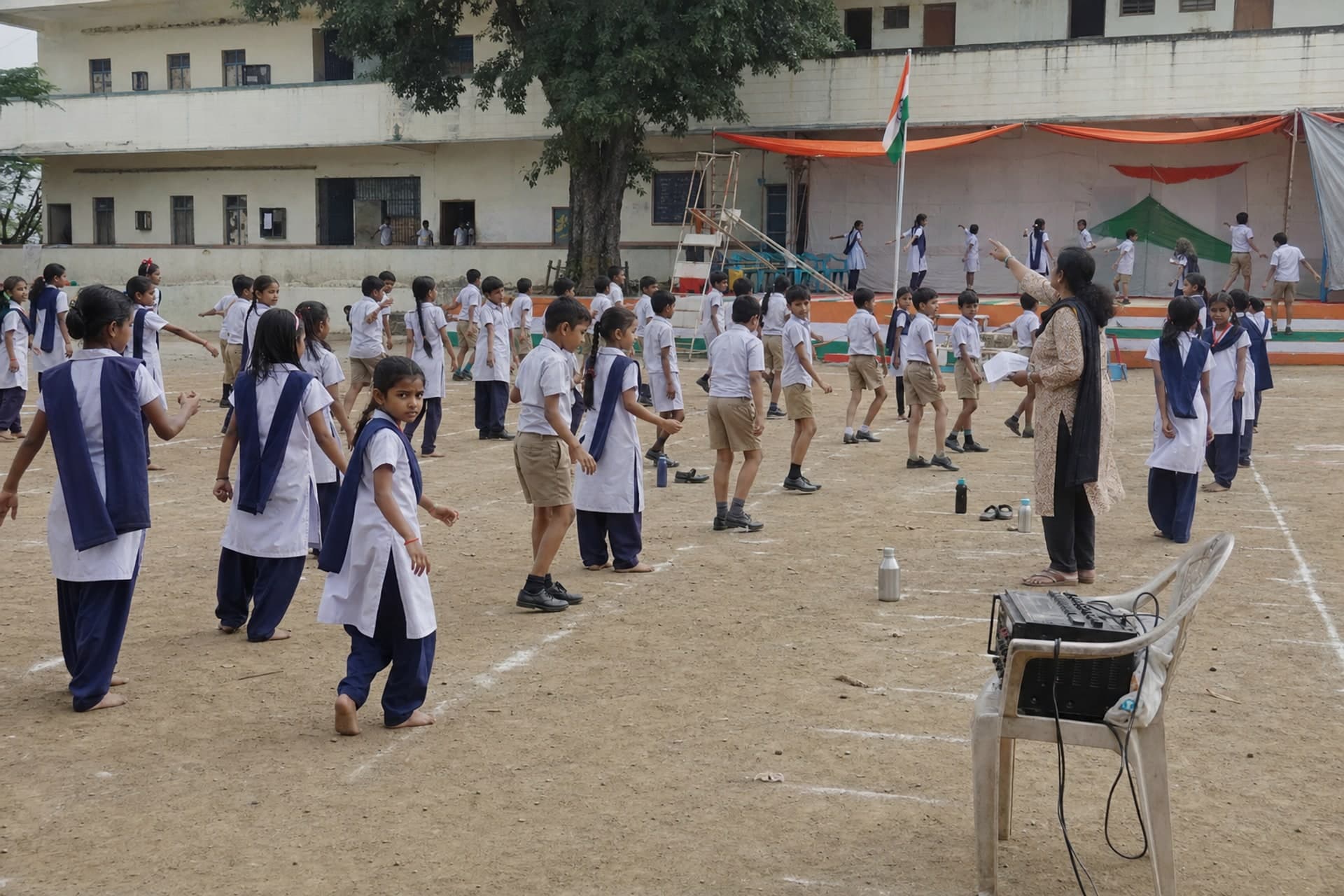 Independence Day School Rehearsal